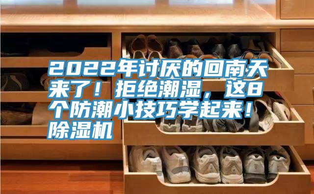 2022年討厭的回南天來了！拒絕潮濕，這8個防潮小技巧學起來！除濕機