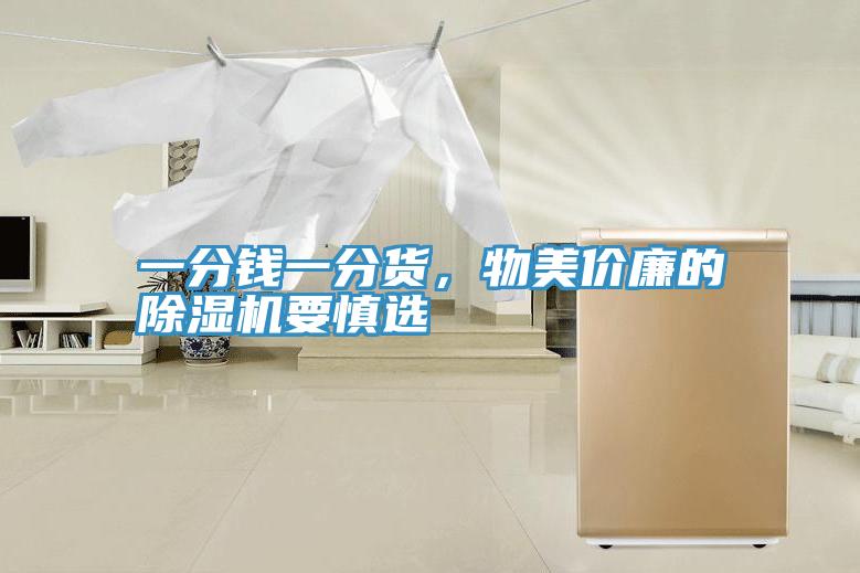 一分錢一分貨，物美價(jià)廉的除濕機(jī)要慎選