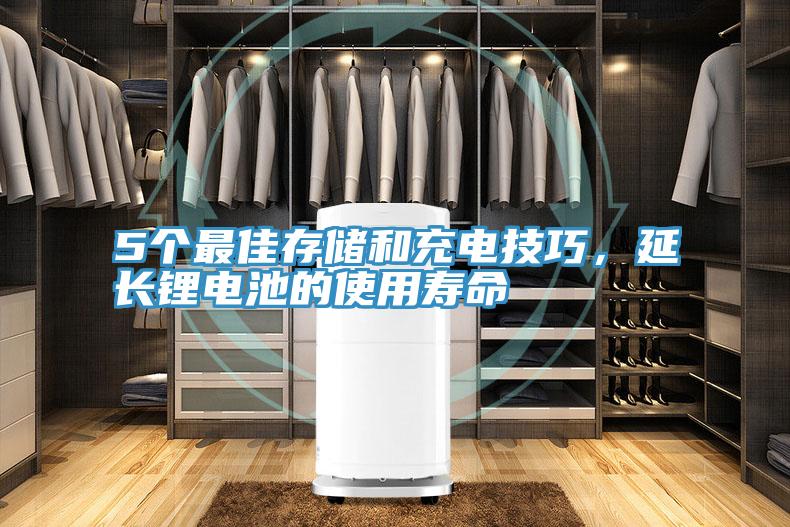 5個(gè)最佳存儲(chǔ)和充電技巧，延長鋰電池的使用壽命