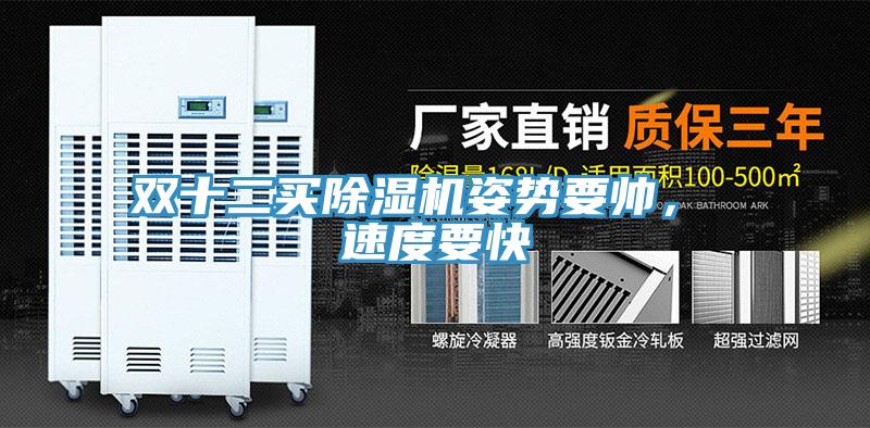 雙十二買除濕機(jī)姿勢(shì)要帥， 速度要快
