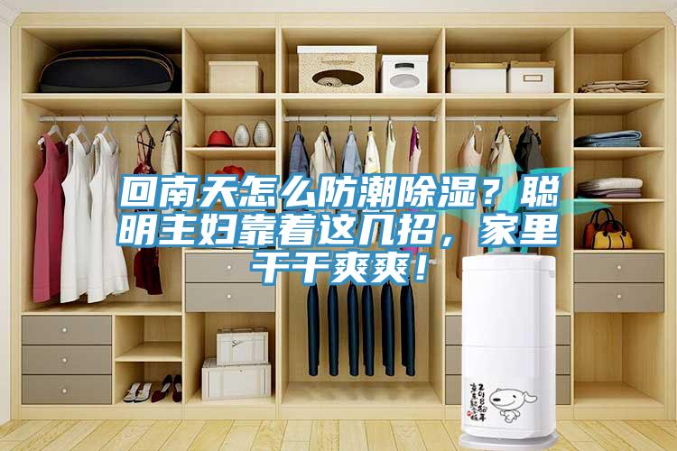回南天怎么防潮除濕？聰明主婦靠著這幾招，家里干干爽爽！
