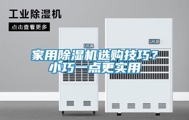 家用除濕機(jī)選購技巧？小巧一點(diǎn)更實(shí)用