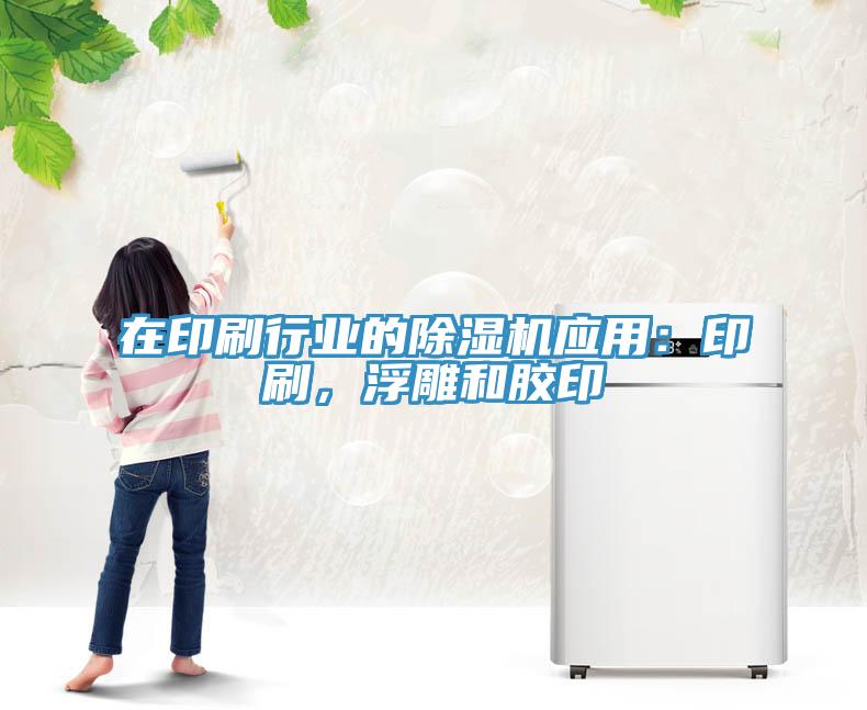在印刷行業(yè)的除濕機(jī)應(yīng)用：印刷，浮雕和膠印