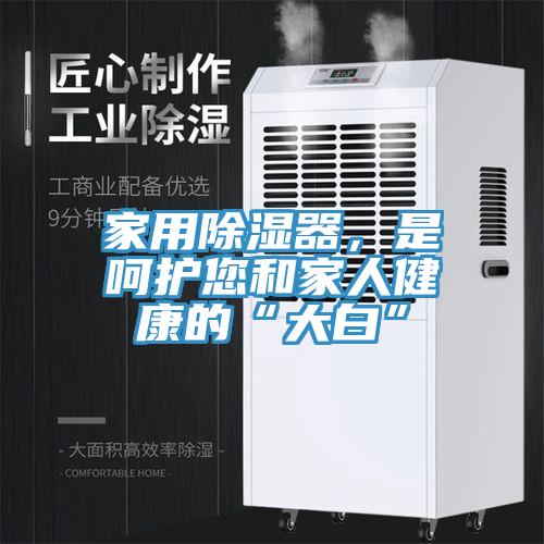 家用除濕器，是呵護(hù)您和家人健康的“大白”