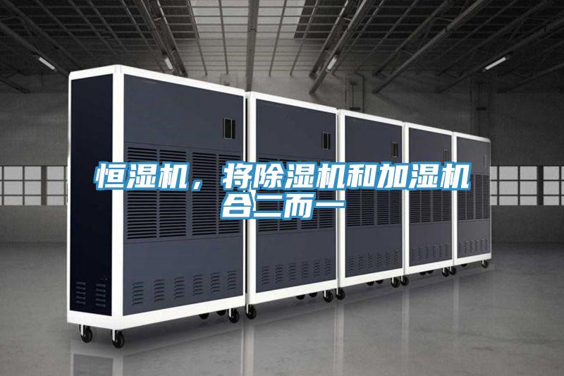 恒濕機(jī)，將除濕機(jī)和加濕機(jī)合二而一