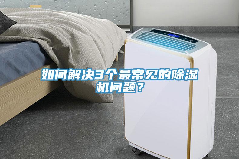 如何解決3個(gè)最常見的除濕機(jī)問題？