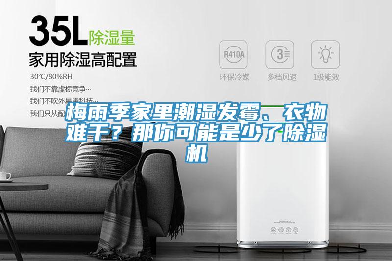 梅雨季家里潮濕發(fā)霉、衣物難干？那你可能是少了除濕機