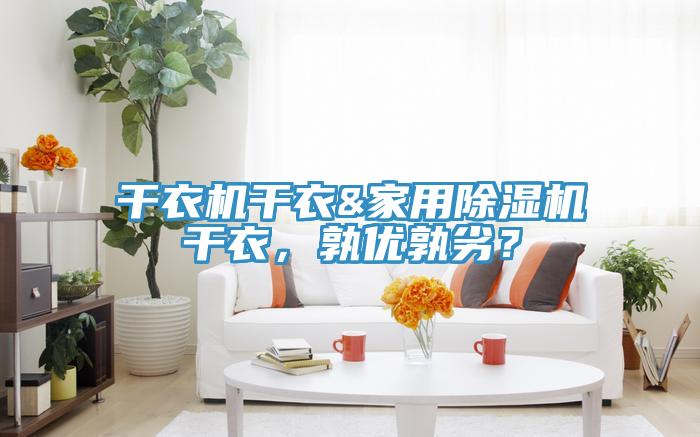 干衣機(jī)干衣&家用除濕機(jī)干衣，孰優(yōu)孰劣？