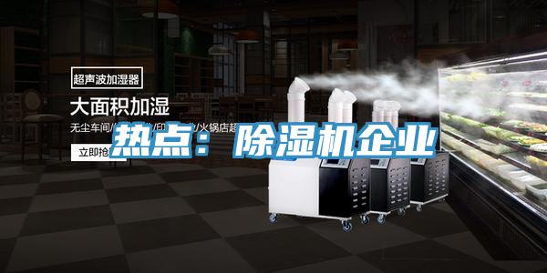 熱點：除濕機(jī)企業(yè)