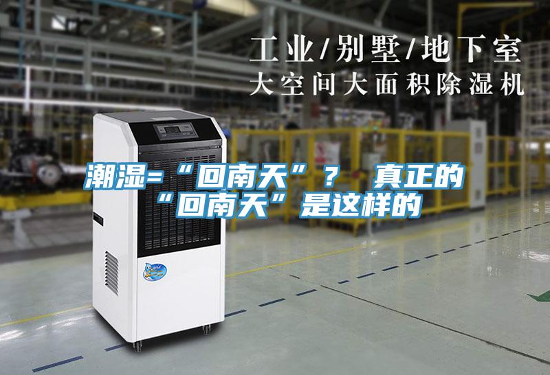 潮濕=“回南天”？ 真正的“回南天”是這樣的