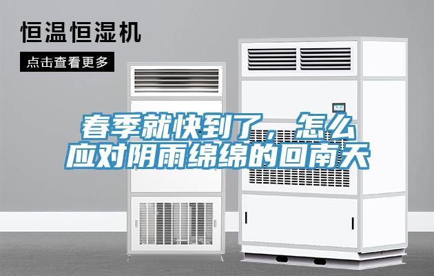 春季就快到了，怎么應對陰雨綿綿的回南天