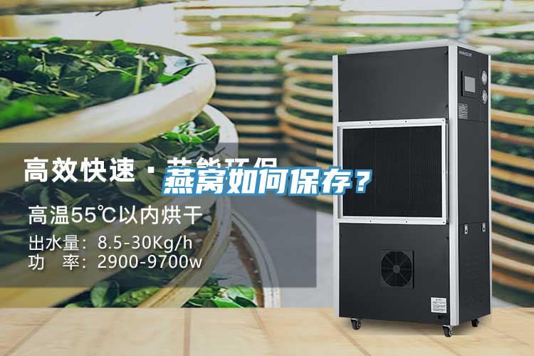 燕窩如何保存？
