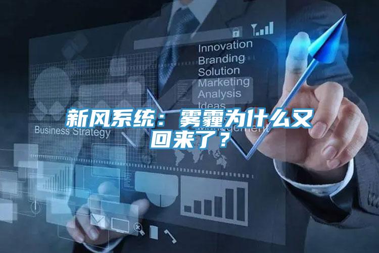 新風系統(tǒng)：霧霾為什么又回來了？