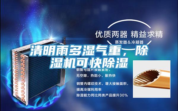 清明雨多濕氣重，除濕機(jī)可快除濕