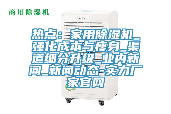 熱點：家用除濕機(jī)_強(qiáng)化成本與瘦身_渠道細(xì)分升級_業(yè)內(nèi)新聞_新聞動態(tài)-實力廠家官網(wǎng)