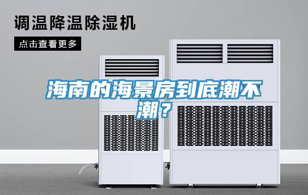 海南的海景房到底潮不潮？