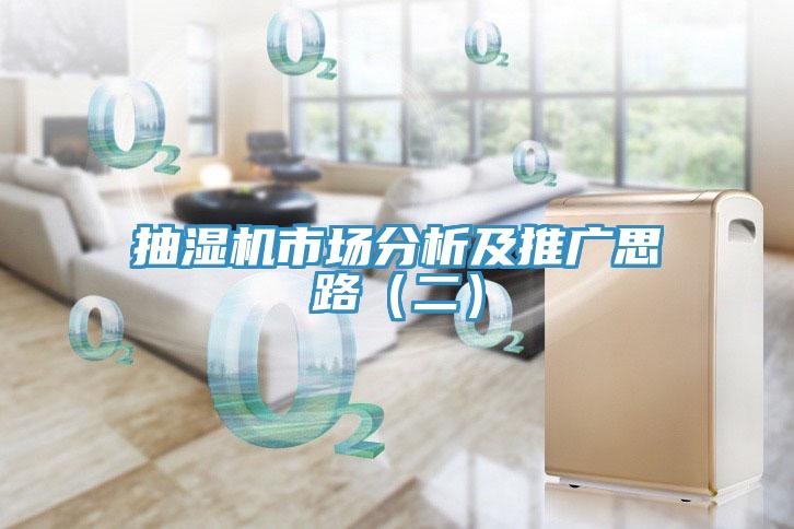 抽濕機(jī)市場(chǎng)分析及推廣思路（二）