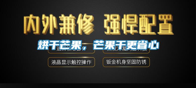 烘干芒果，芒果干更省心