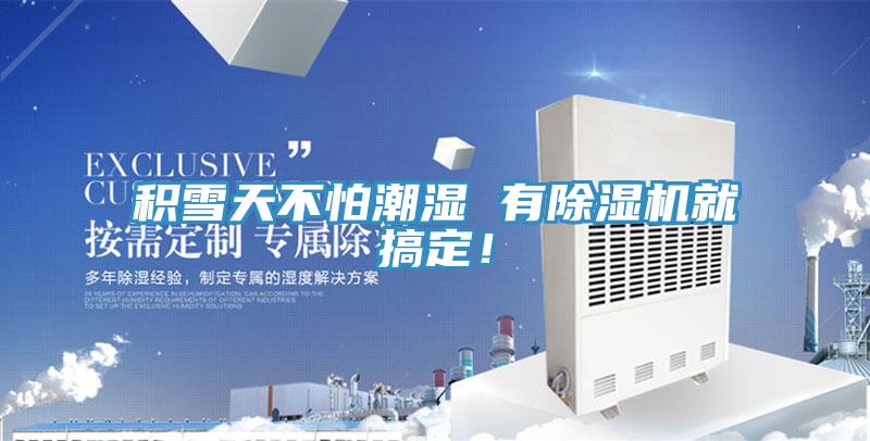 積雪天不怕潮濕 有除濕機就搞定！