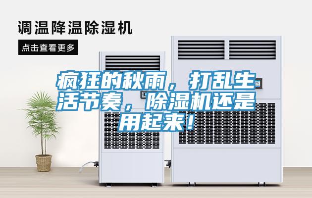 瘋狂的秋雨，打亂生活節(jié)奏，除濕機還是用起來！