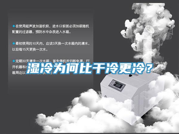濕冷為何比干冷更冷？