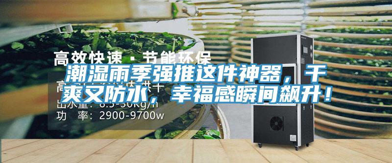潮濕雨季強推這件神器，干爽又防水，幸福感瞬間飆升！