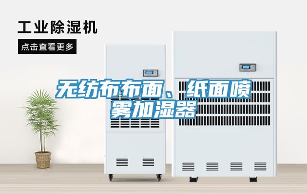 無(wú)紡布布面、紙面噴霧加濕器