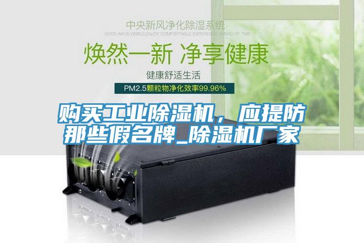 購買工業(yè)除濕機，應提防那些假名牌_除濕機廠家