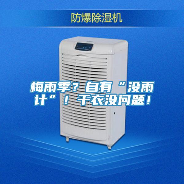 梅雨季？自有“沒雨計”！干衣沒問題！
