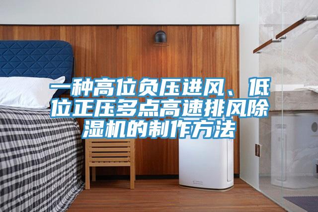 一種高位負(fù)壓進(jìn)風(fēng)、低位正壓多點(diǎn)高速排風(fēng)除濕機(jī)的制作方法