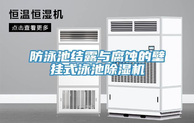 防泳池結露與腐蝕的壁掛式泳池除濕機