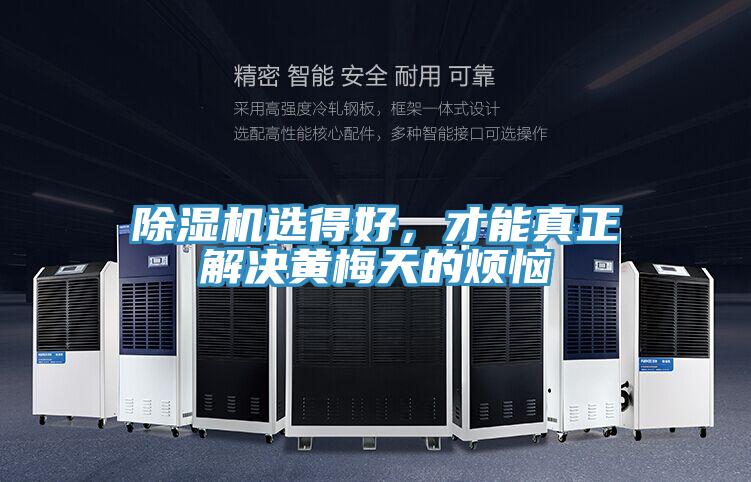 除濕機(jī)選得好，才能真正解決黃梅天的煩惱