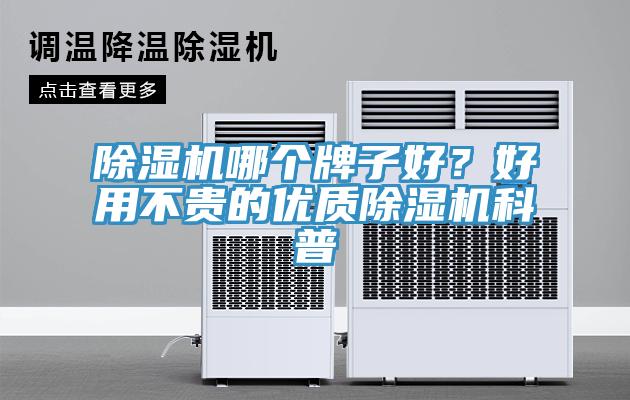 除濕機哪個牌子好？好用不貴的優(yōu)質(zhì)除濕機科普