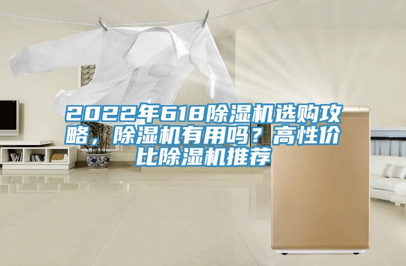 2022年618除濕機選購攻略，除濕機有用嗎？高性價比除濕機推薦