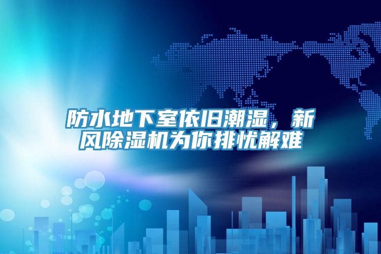 防水地下室依舊潮濕，新風除濕機為你排憂解難