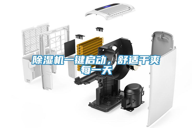 除濕機一鍵啟動，舒適干爽每一天