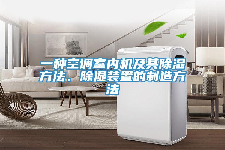 一種空調(diào)室內(nèi)機(jī)及其除濕方法、除濕裝置的制造方法