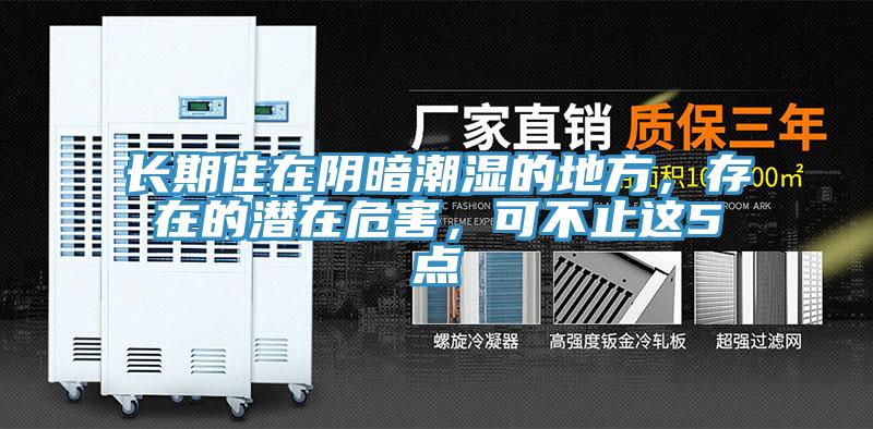 長期住在陰暗潮濕的地方，存在的潛在危害，可不止這5點