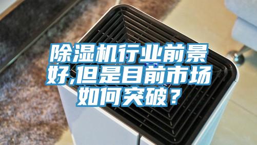 除濕機(jī)行業(yè)前景好,但是目前市場(chǎng)如何突破？