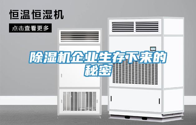 除濕機(jī)企業(yè)生存下來(lái)的秘密