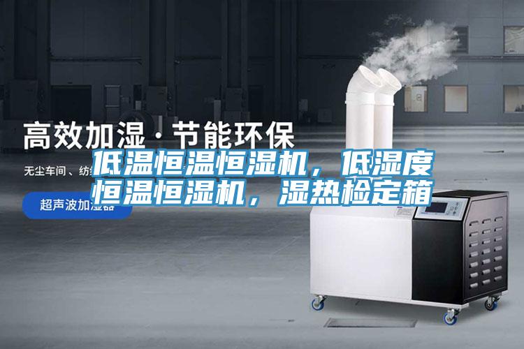 低溫恒溫恒濕機，低濕度恒溫恒濕機，濕熱檢定箱