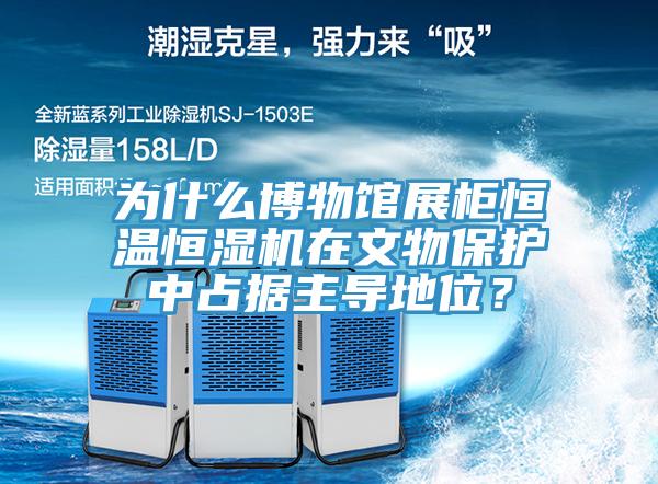 為什么博物館展柜恒溫恒濕機在文物保護中占據(jù)主導(dǎo)地位？