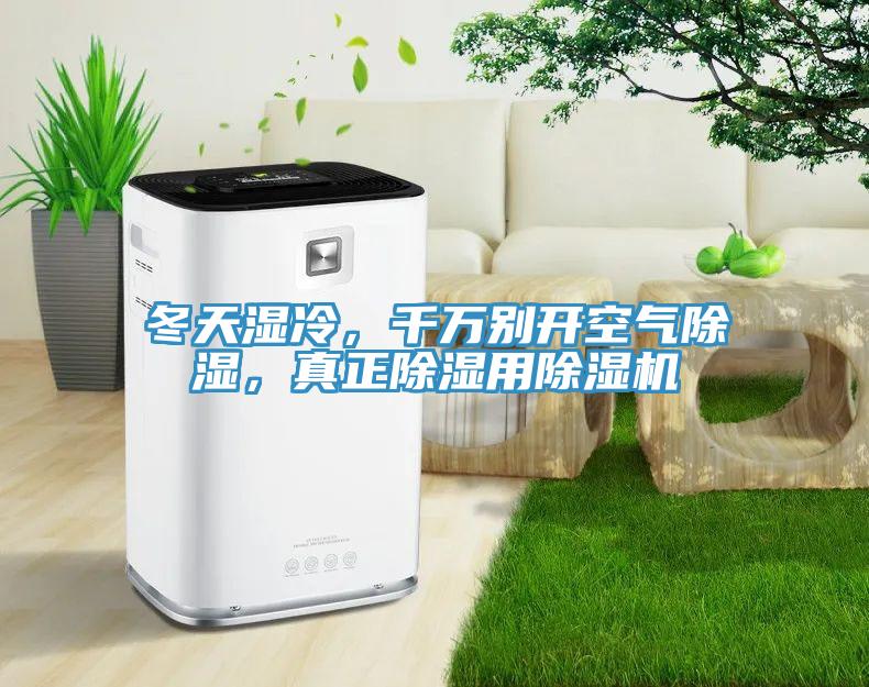 冬天濕冷，千萬別開空氣除濕，真正除濕用除濕機