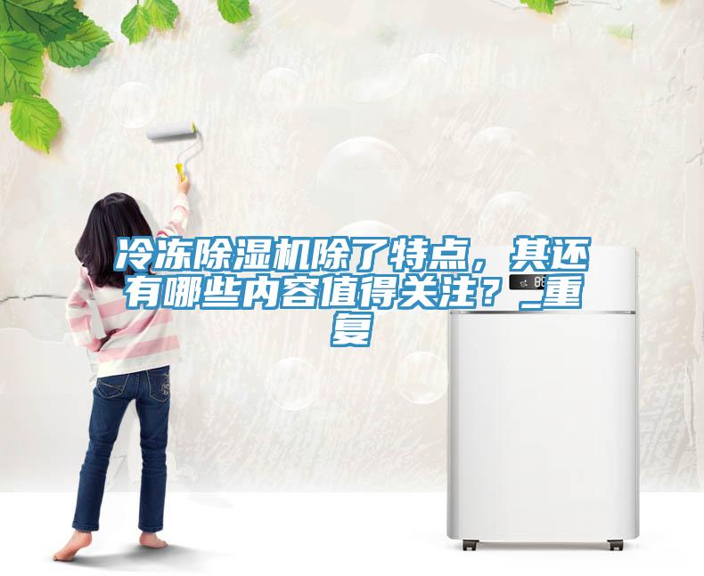 冷凍除濕機(jī)除了特點(diǎn)，其還有哪些內(nèi)容值得關(guān)注？_重復(fù)
