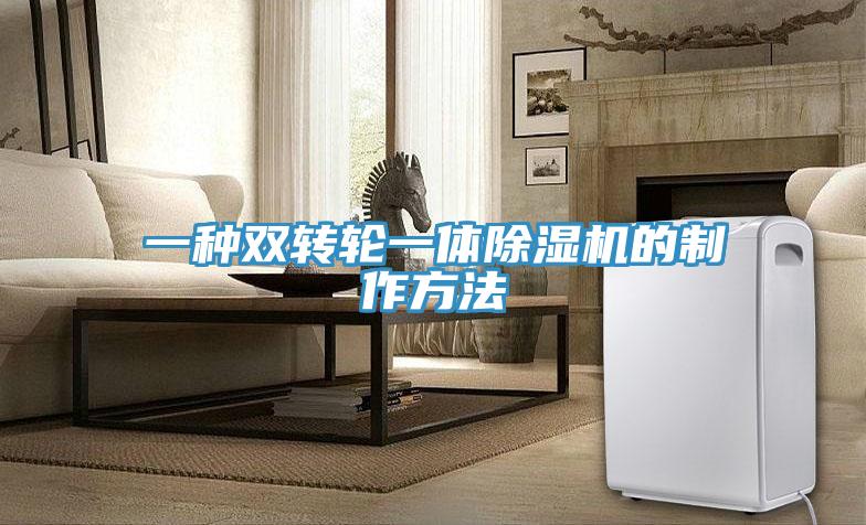 一種雙轉(zhuǎn)輪一體除濕機(jī)的制作方法