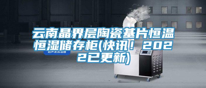 云南晶界層陶瓷基片恒溫恒濕儲(chǔ)存柜(快訊！2022已更新)