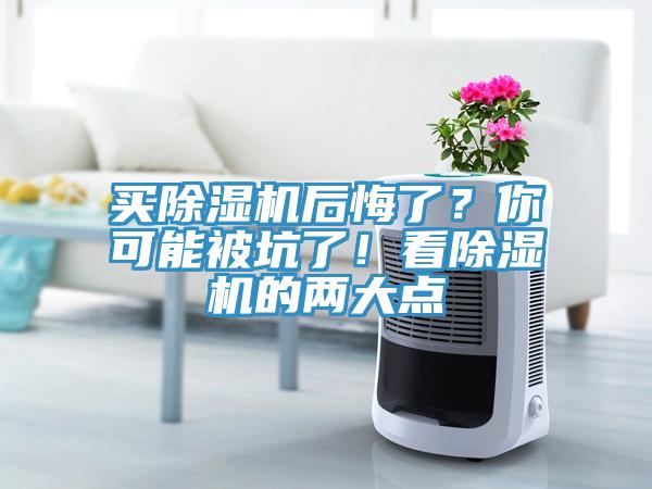 買除濕機(jī)后悔了？你可能被坑了！看除濕機(jī)的兩大點(diǎn)