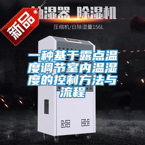 一種基于露點(diǎn)溫度調(diào)節(jié)室內(nèi)溫濕度的控制方法與流程