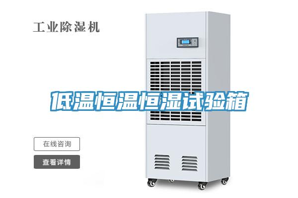 低溫恒溫恒濕試驗(yàn)箱