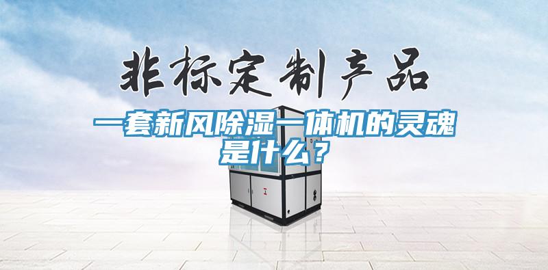 一套新風(fēng)除濕一體機(jī)的靈魂是什么？